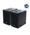 GloboStar® FDB K112BAS 98025 PA Speaker - Ενεργό Αυτοενισχυόμενο Subwoofer Column Επιδαπέδιο με Ψηφιακό Ενισχυτή FA2.36 AC 220V-50-60Hz - 300W RMS-8Ω + 600W RMS-8Ω (1400W Peak) - 1 x 12" Inches LF - IP20 - Μαύρο - Μ32.5 x Π51.5 x Υ53.5cm - Ζεύγος